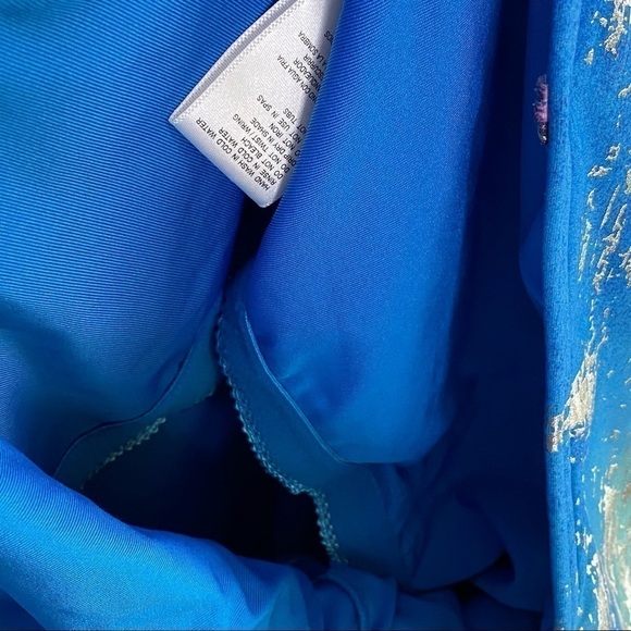 Carmen Marc Valvo One Shoulder One Piece Swimsuit - Pacific Sunset - Picture 7 of 8